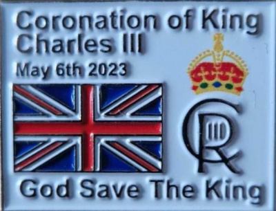 (01) King Charles lll Coronation Badge