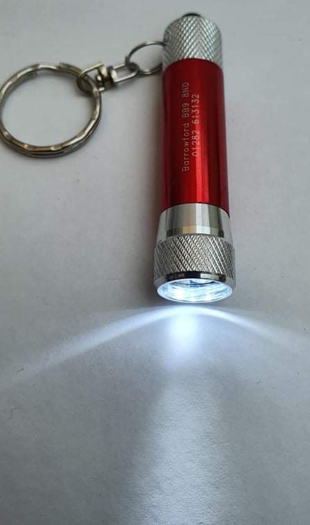 3 LED Element Keyring Torch